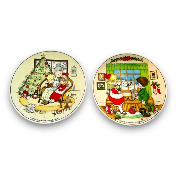 Collector Plate Joan Walsh Anglund vintage Christmas plates. Christmas Decor - Picture 7 of 9